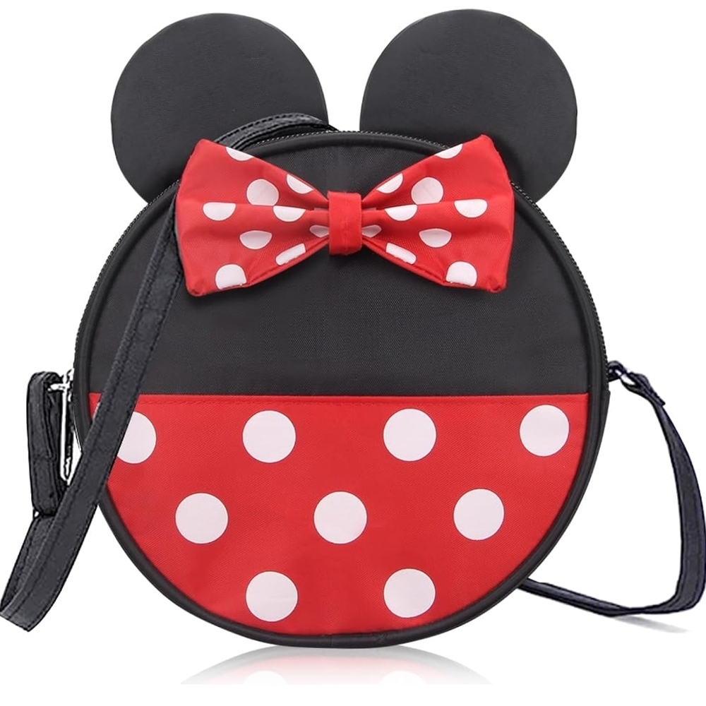 Kids Polka Dot Bow Crossbody Bag
